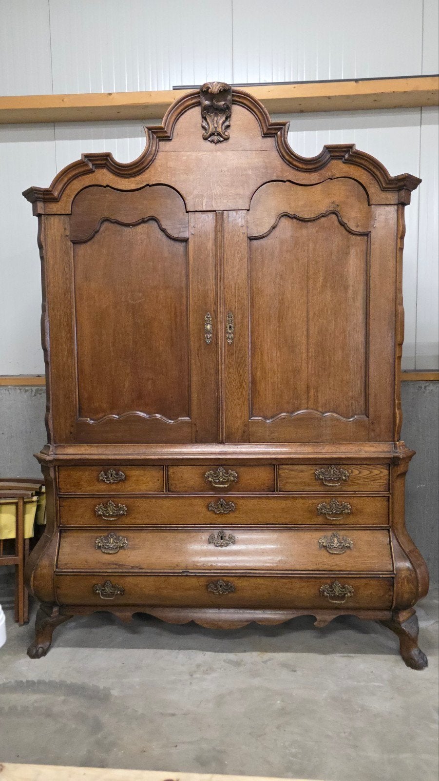 Antieke Eiken Kast - Barok Stijl, Ophalen
