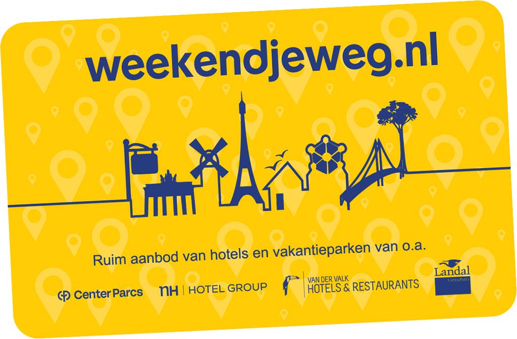 Weekendje weg voucher twv €150,-, Cadeaubon, Overige typen