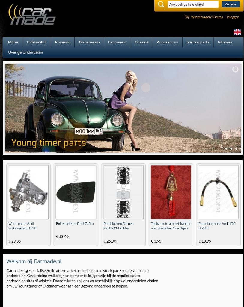 Webshop domein + Grote Voorraad Ter Overname, Ophalen of Verzenden, Nieuw, Overige automerken