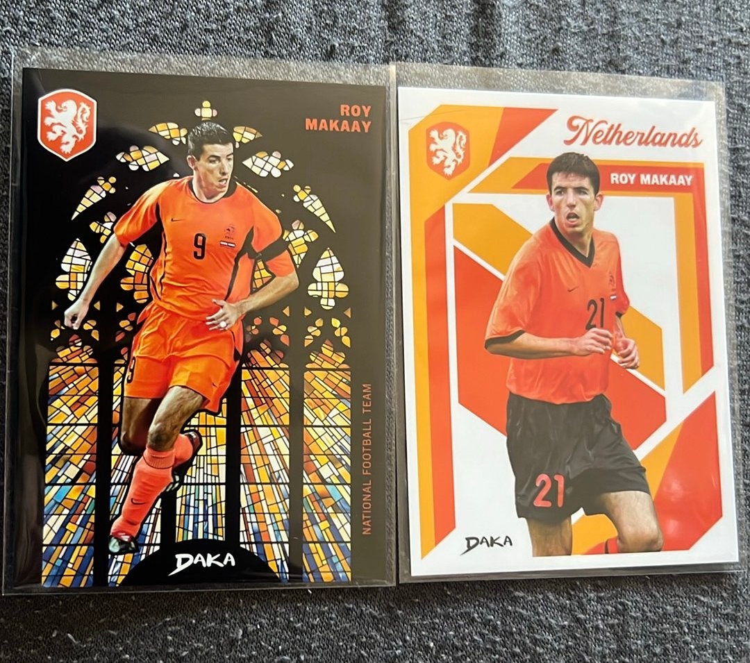 Daka 2x Roy Makaay Nederland, Ophalen of Verzenden, Zo goed als nieuw, Buitenlandse clubs