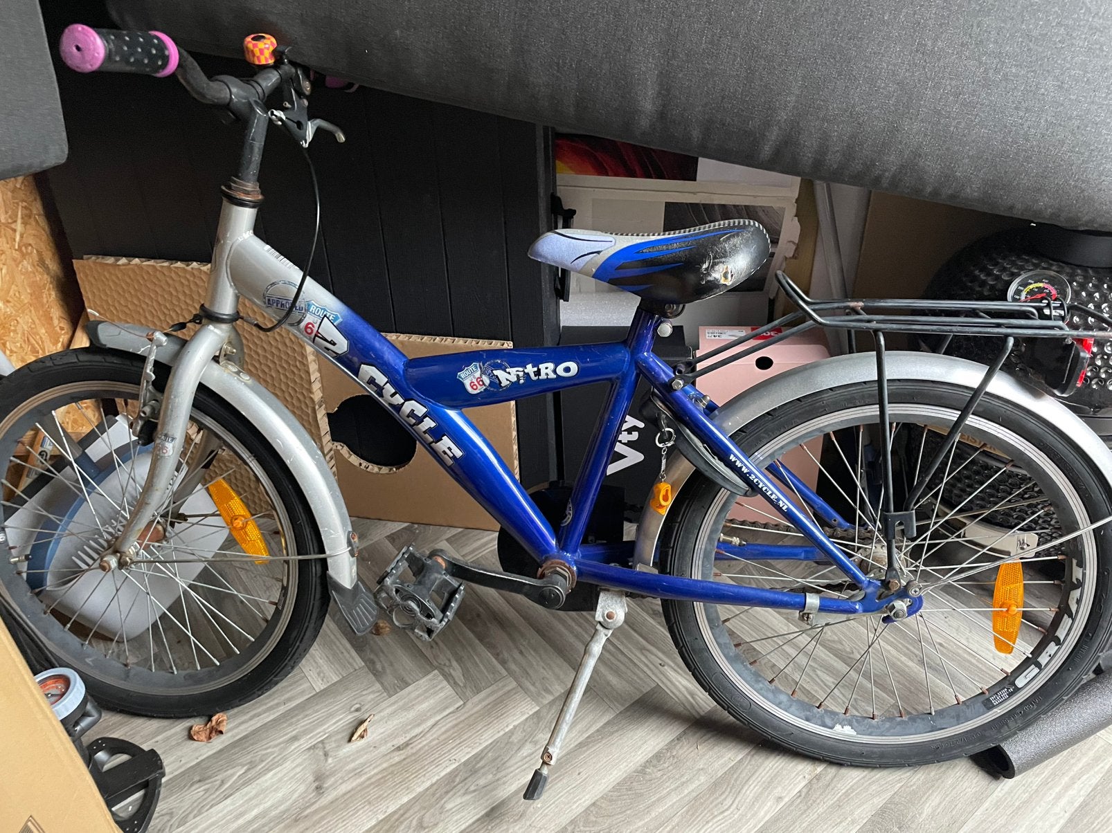 Jongens fiets, Ophalen, Terugtraprem, Gebruikt, Handrem