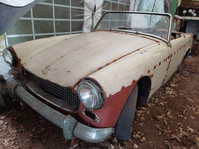 MG Midget, Voorwielaandrijving, Cabriolet, Overige bekleding, Wit