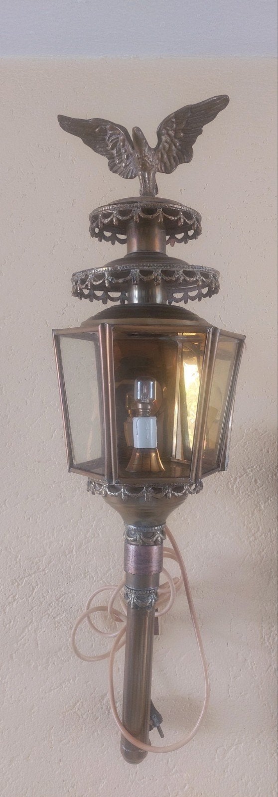 Antieke koetslamp in nette staat, Ophalen of Verzenden