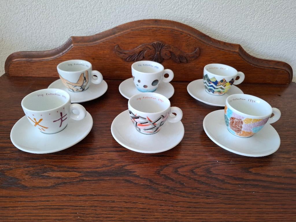Illy art collection complete sets (1992, 1994, 1995), Verzamelen, Ophalen, Nieuw, Porselein, Kop en/of schotel