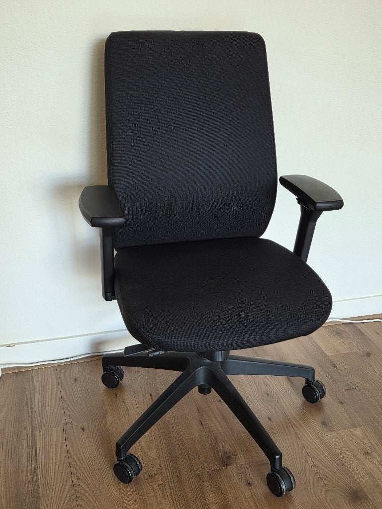 Ergonomische Bureaustoel - Interstuhl Se7en (top conditie), Huis en Inrichting, Ophalen, Zwart, Zo goed als nieuw, Bureaustoel