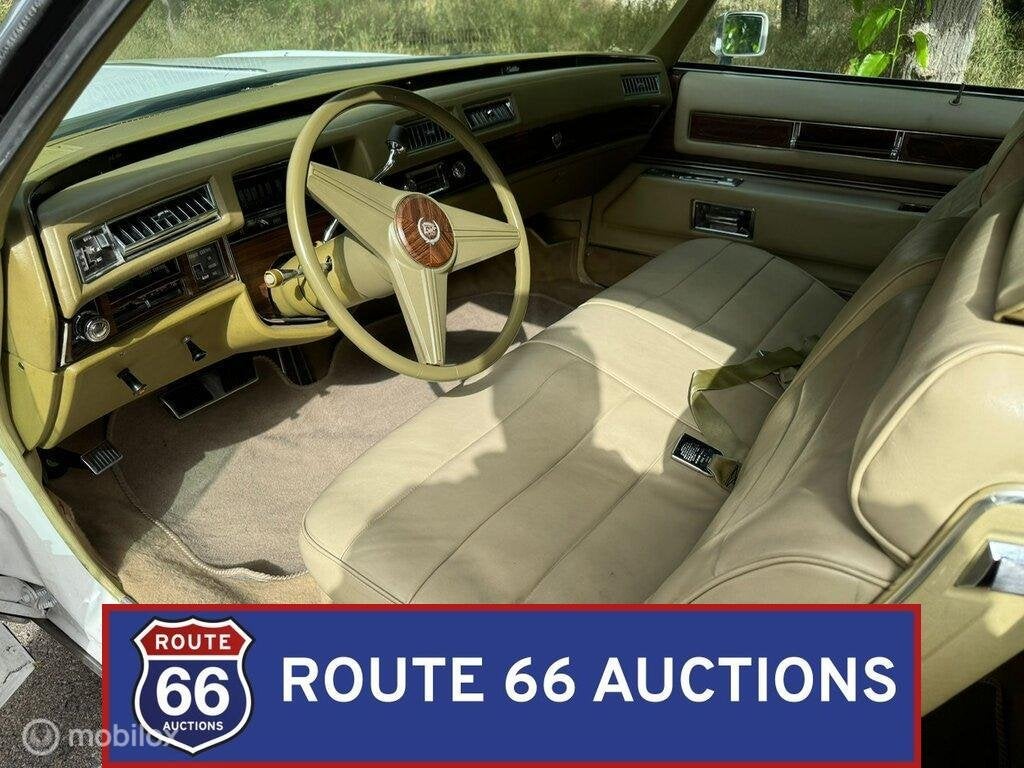 Cadillac Eldorado | 1976 | Route 66 Auctions, Auto's, Cadillac, Overige carrosserieën, Zwart, Bedrijf