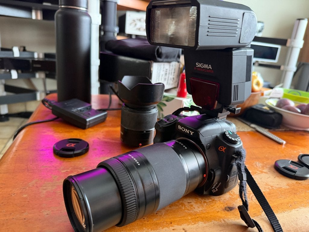 Sony a200, Audio, Tv en Foto, Spiegelreflex, Ophalen of Verzenden, Zo goed als nieuw, Sony