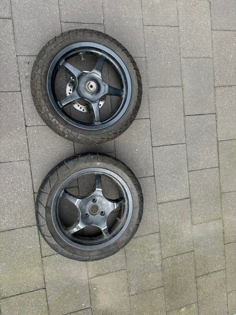 Yamaha aerox velgen set, Ophalen of Verzenden, Zo goed als nieuw, Overige typen, Yamaha