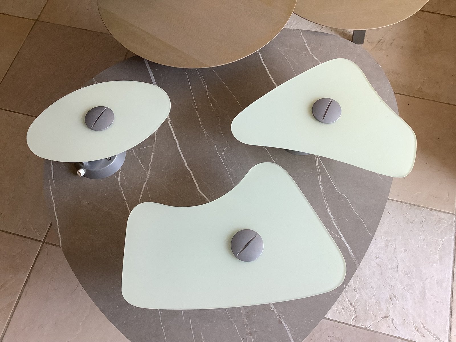 Foscarini Bit 2, 4 & 5 glazen design wandlampen, Ophalen, Zo goed als nieuw
