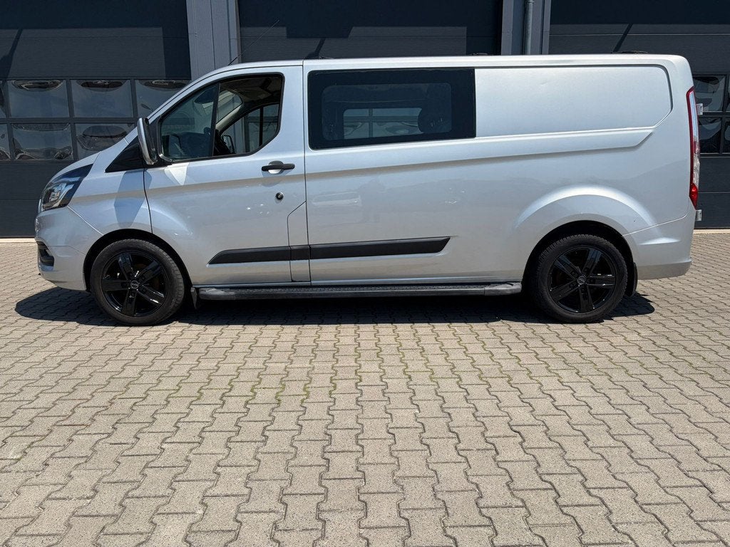 Ford Transit Custom 300 2.0 TDCI DC L2H1 | Motorschade | Tre, Auto's, Bestelauto's, Voorwielaandrijving, Gebruikt, 4 cilinders