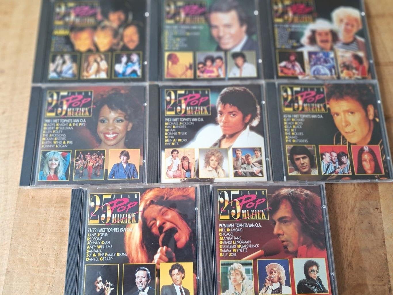 25 Jaar Popmuziek 8 CD Collectie - Diverse Artiesten, Ophalen, Gebruikt, Pop, Verzamelalbum