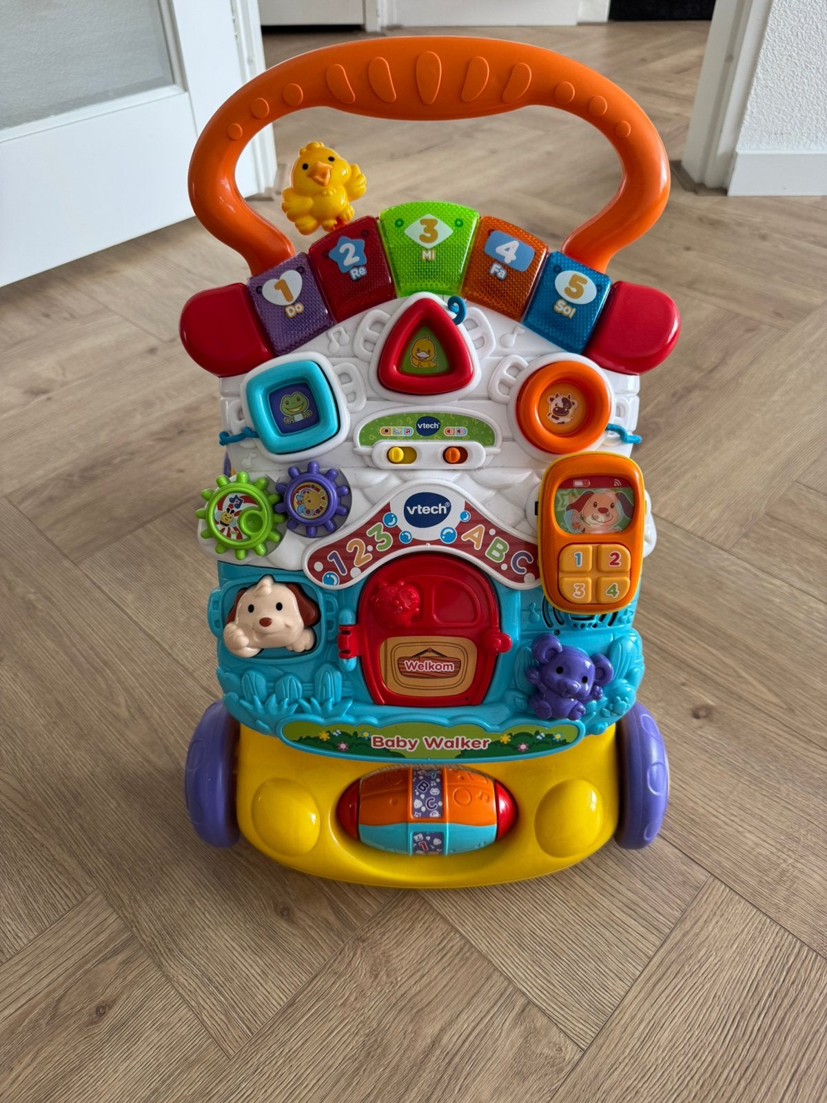 Vtech loopwagen, Kinderen en Baby's, Speelgoed | Vtech, Ophalen, Zo goed als nieuw, 6 maanden tot 2 jaar