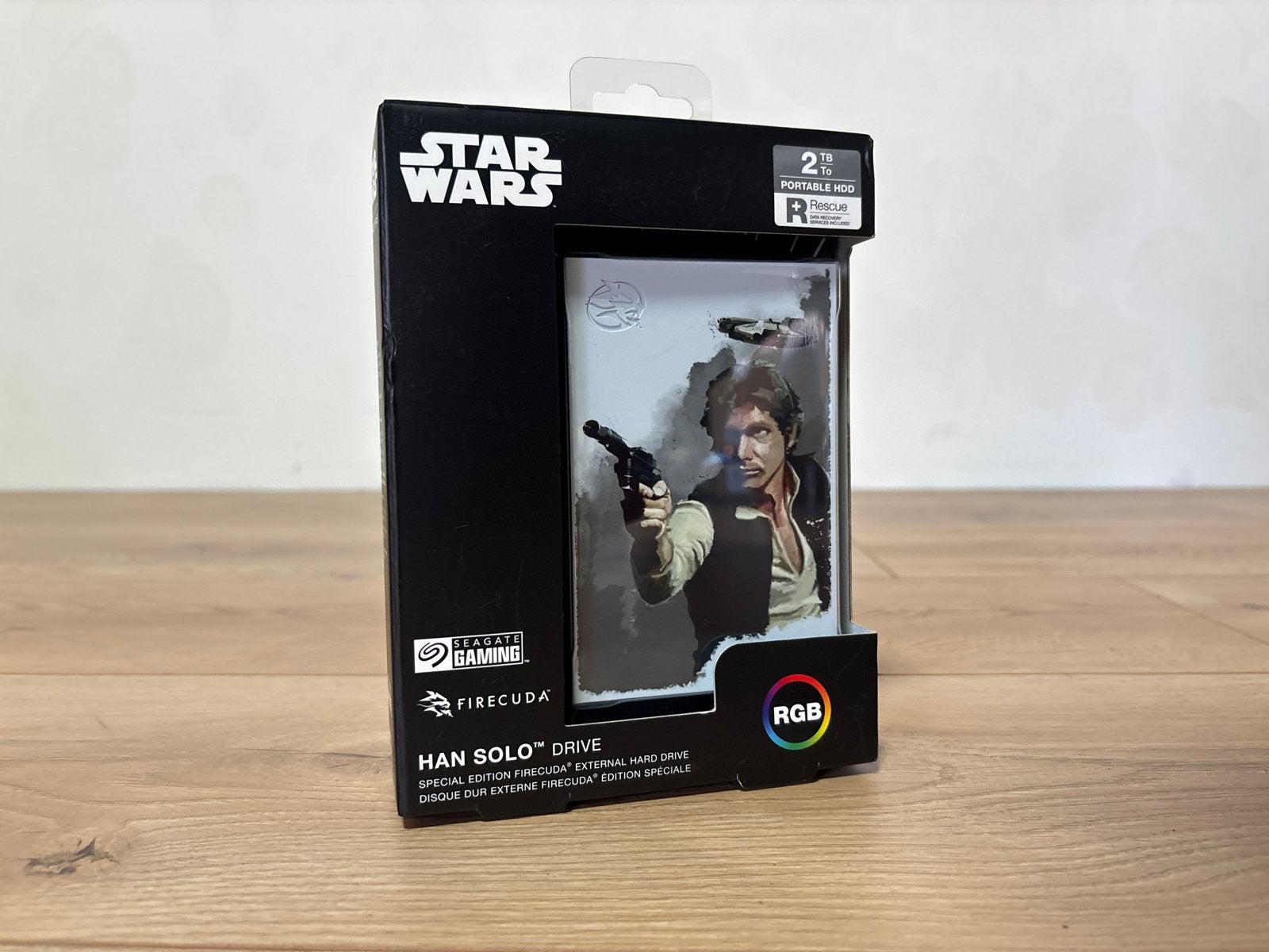 Seagate Star Wars Han Solo FireCuda Gaming HDD 2TB RGB, 2TB, HDD, Nieuw, Ophalen of Verzenden