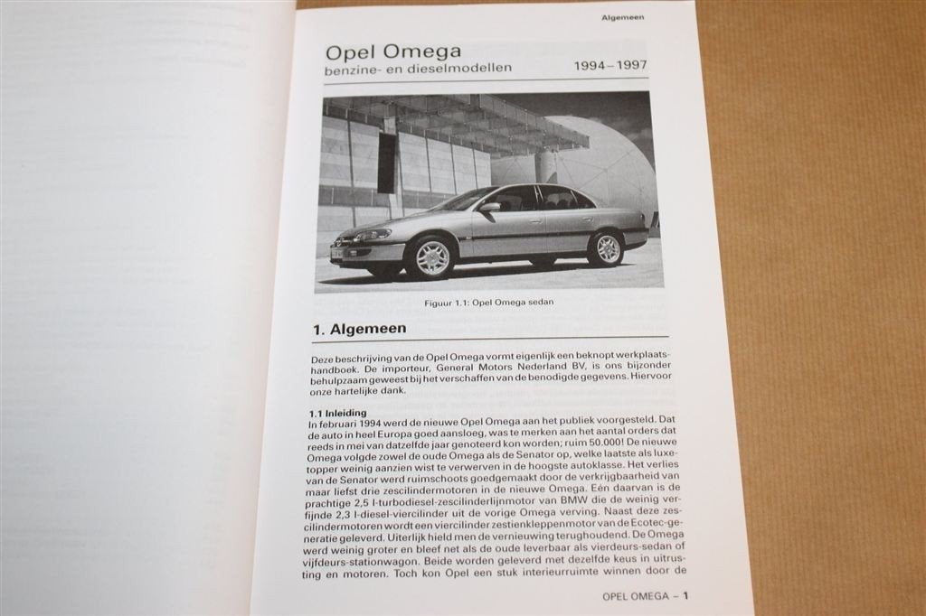 Vraagbaak Opel Omega — Benzine & Diesel 1990-1998, Ophalen of Verzenden