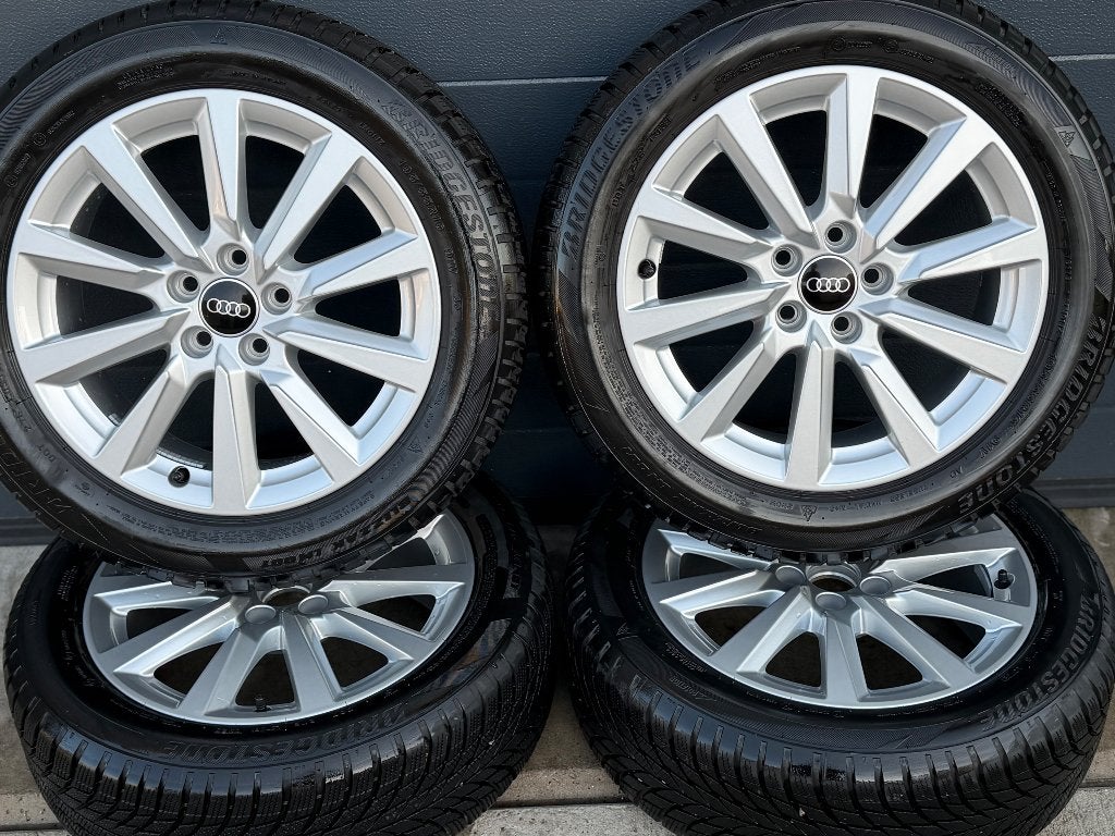 DEMOSTAAT 16” Audi A1 velgen + Bridgestone winterbanden, Auto-onderdelen, Ophalen, Gebruikt, 16 inch, Banden en Velgen