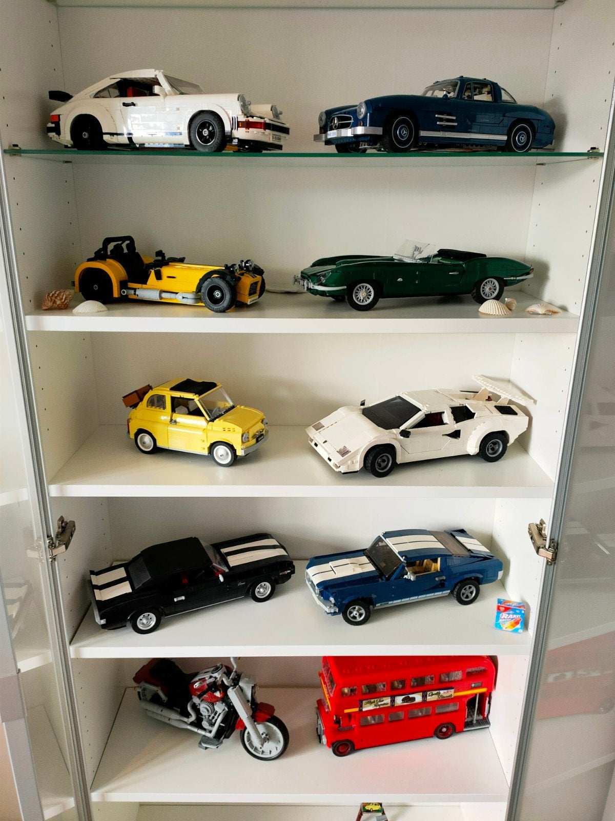 Lego verzameling auto's 10x complete sets, Ophalen, Compleet, Lego, Zo goed als nieuw