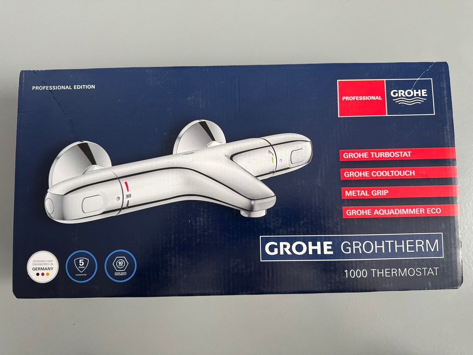 Grohe badkraan Grohtherm 1000 thermostaatkraan 34816003, Ophalen of Verzenden, Nieuw, Chroom, Bad