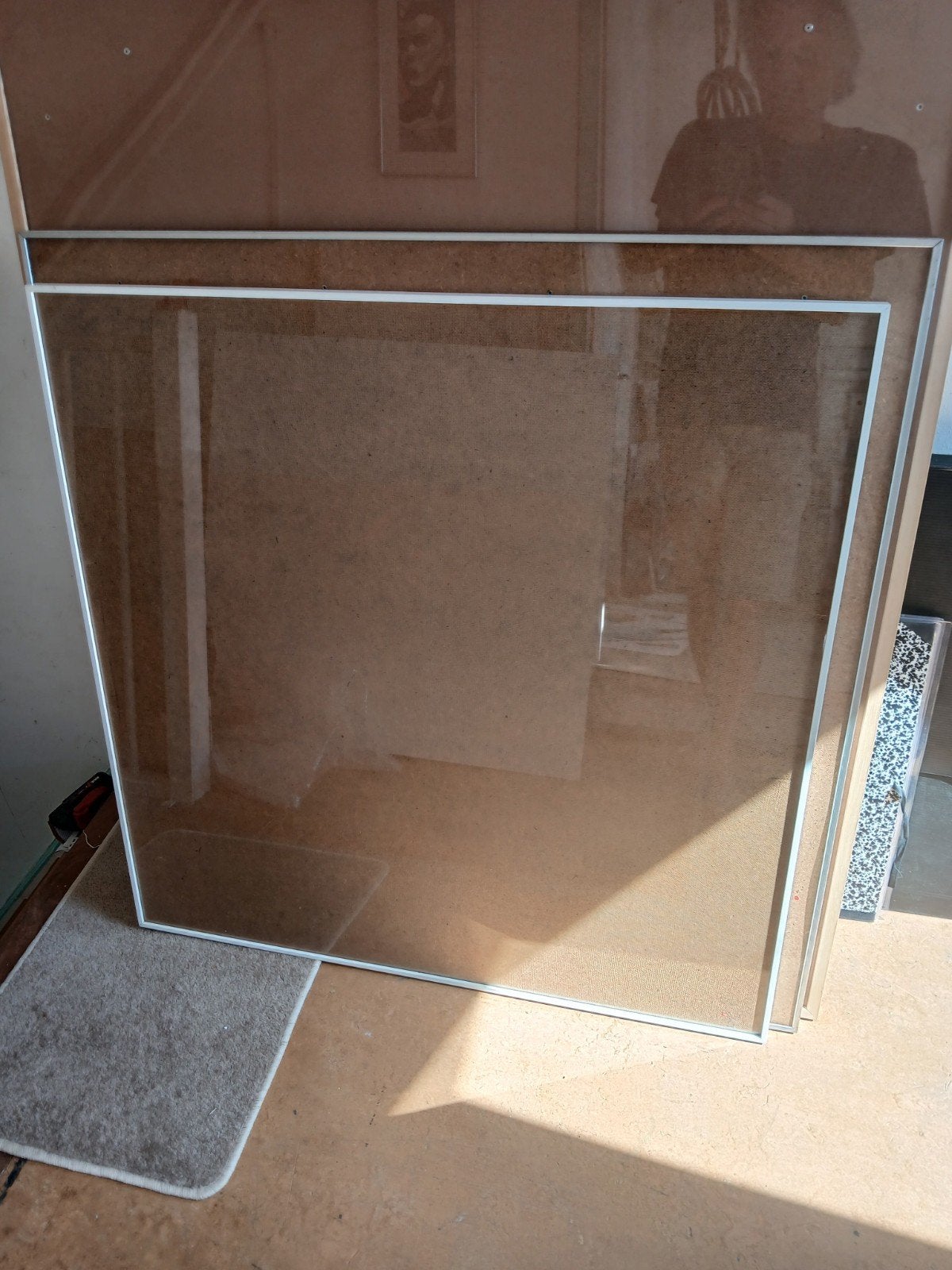 Zeer grote wissellijsten,  Barth, Ophalen of Verzenden, Glas, Wit