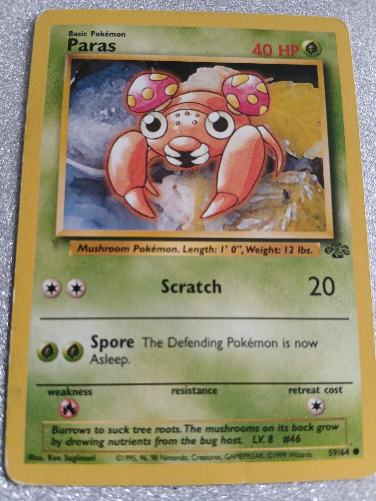 Paras 40 hp, Hobby en Vrije tijd, Verzamelkaartspellen | Pokémon, Ophalen of Verzenden