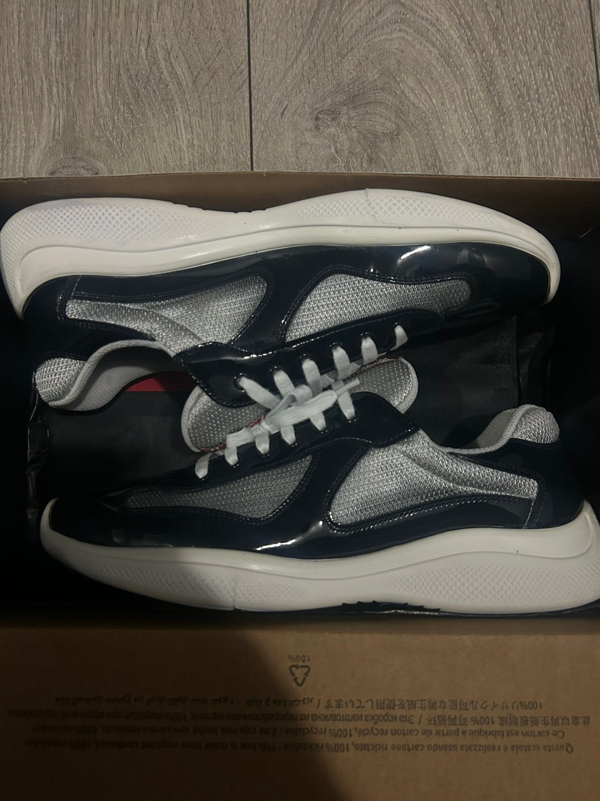 Prada cups, Zwart, Ophalen of Verzenden, Sneakers of Gympen, Gedragen