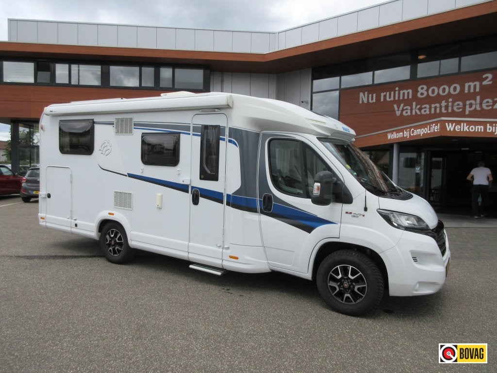 Knaus Sky TI 650 MEG AUTOMAAT AIRCO TREKHAAK, Caravans en Kamperen, Campers, Automaat, Ringverwarming, Fiat, Tot en met 2