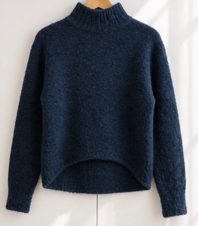 H&M prachtige  blauwe lange trui maat S Nieuw, H&M, Blauw, Nieuw, Ophalen of Verzenden