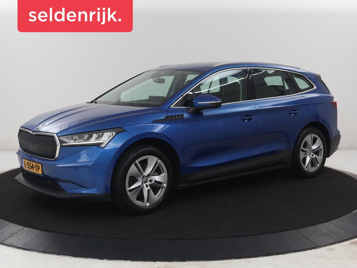 Skoda Enyaq iV 60 | SOH 90,7% | Leder | Stoelverwarming | He, Auto's, Automaat, 397 km, Achterwielaandrijving, Gebruikt