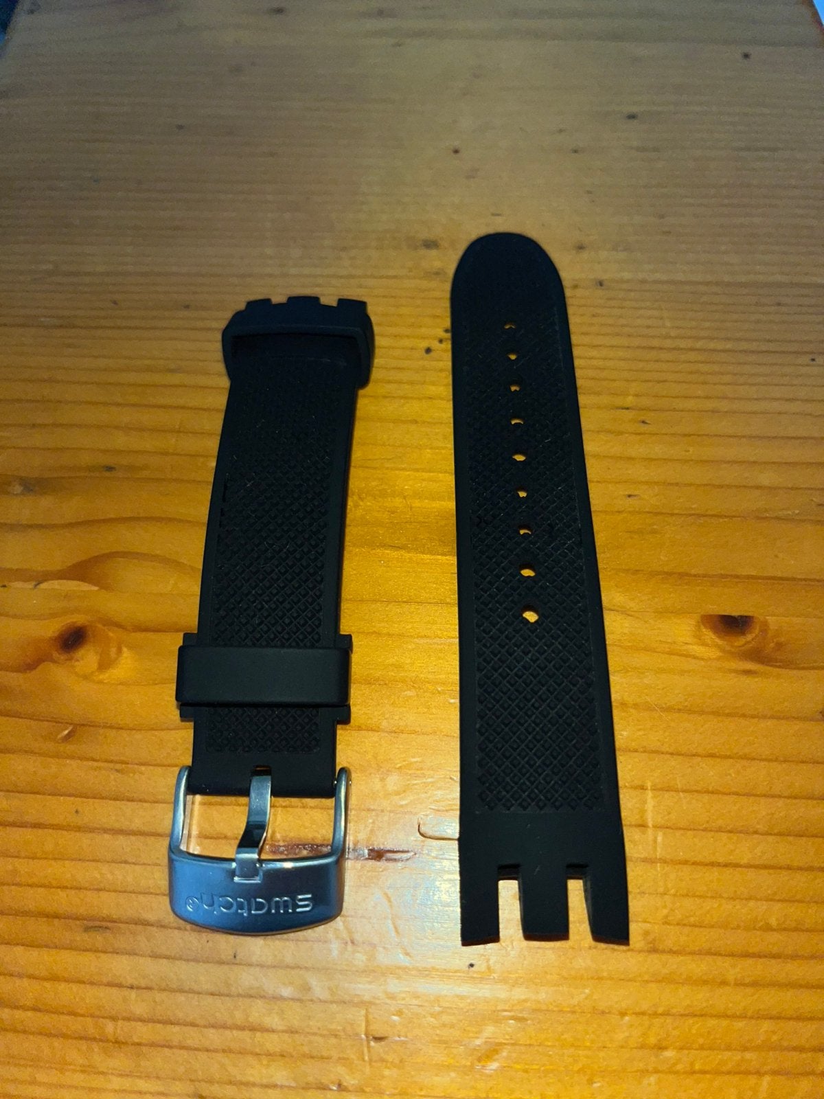 Swatch Horlogebandje Rubber, Kunststof, Polshorloge, Swatch, Kunststof