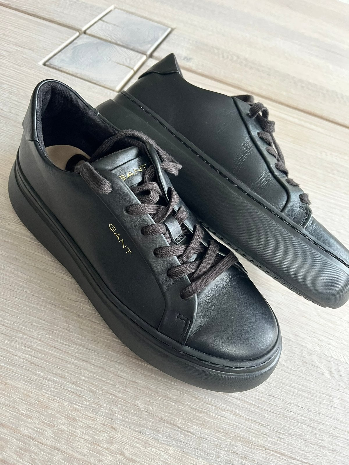 Veterschoenen  GANT mt.39, Ophalen of Verzenden, Zo goed als nieuw, Instappers, Zwart