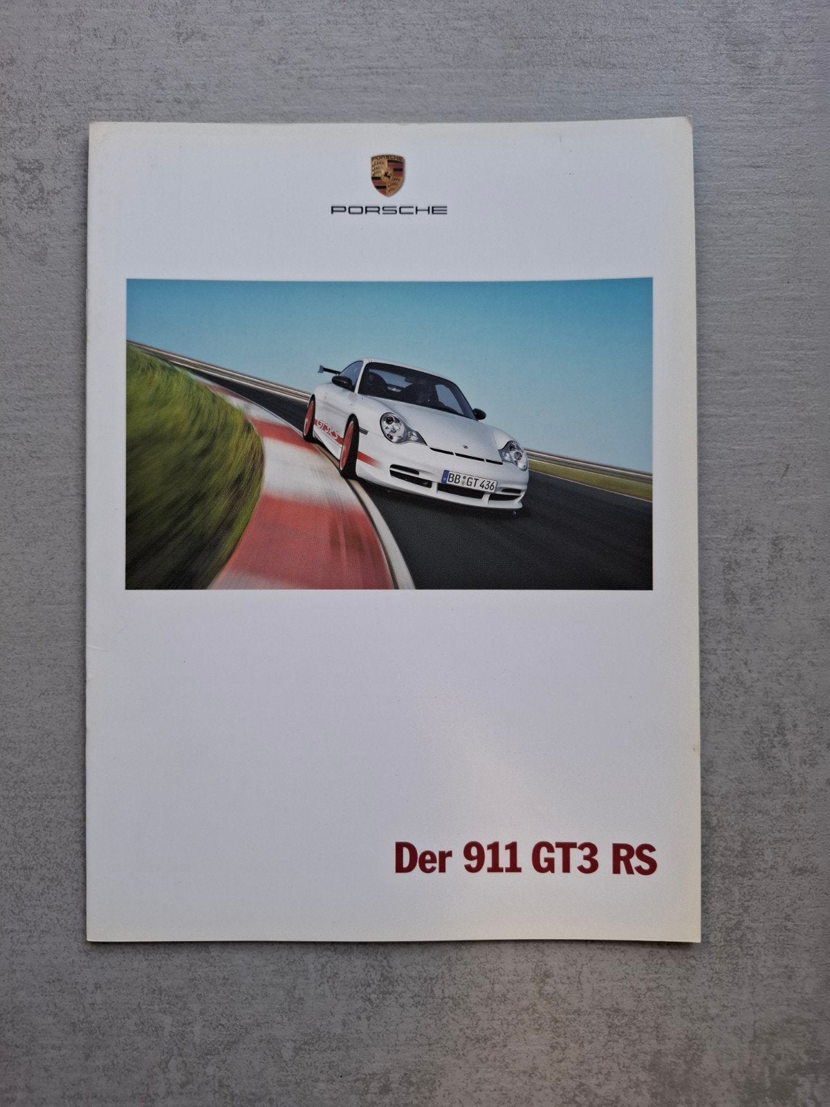 Porsche 911 GT3 RS brochure - 2003, Ophalen of Verzenden, Zo goed als nieuw, Porsche