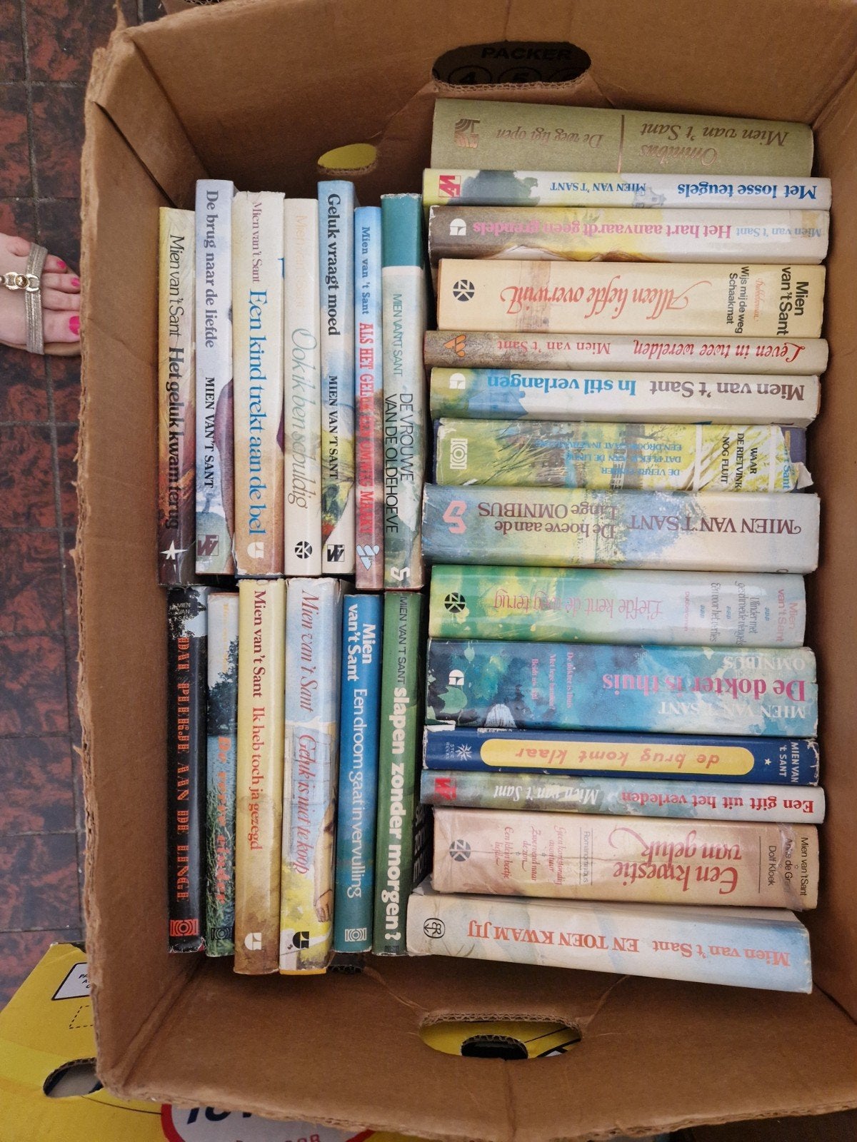 Grote collectie Mien van 't Sant boeken - diverse titels, Ophalen of Verzenden, Gelezen, Mien van 't Sant, Nederland