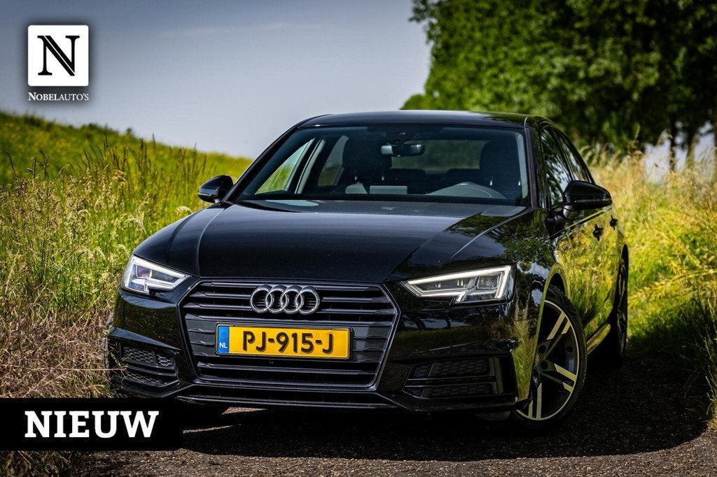 Audi A4 Limousine 1.4 TFSI Sport S line edition|Nap|Automaat, Auto's, Audi, Gebruikt, Euro 6, A4, Zwart