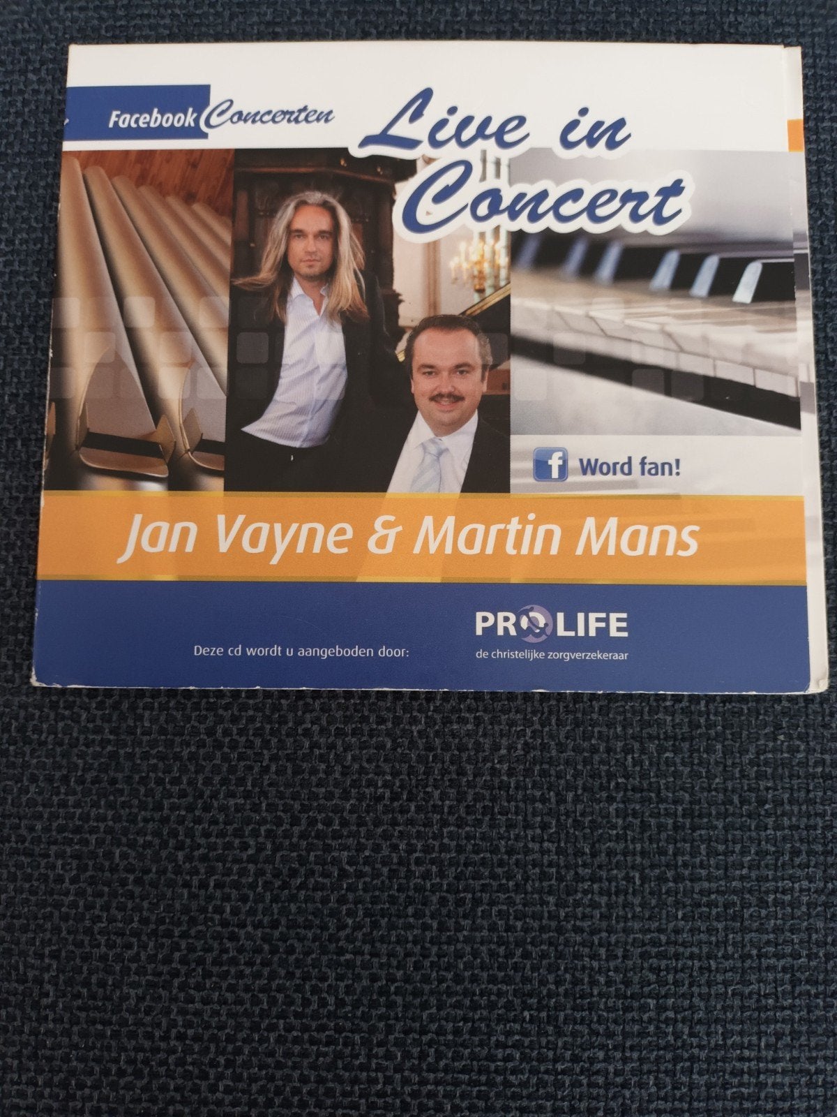 Jan Vayne & Martin Mans - Live in Concert, Ophalen of Verzenden, Zo goed als nieuw