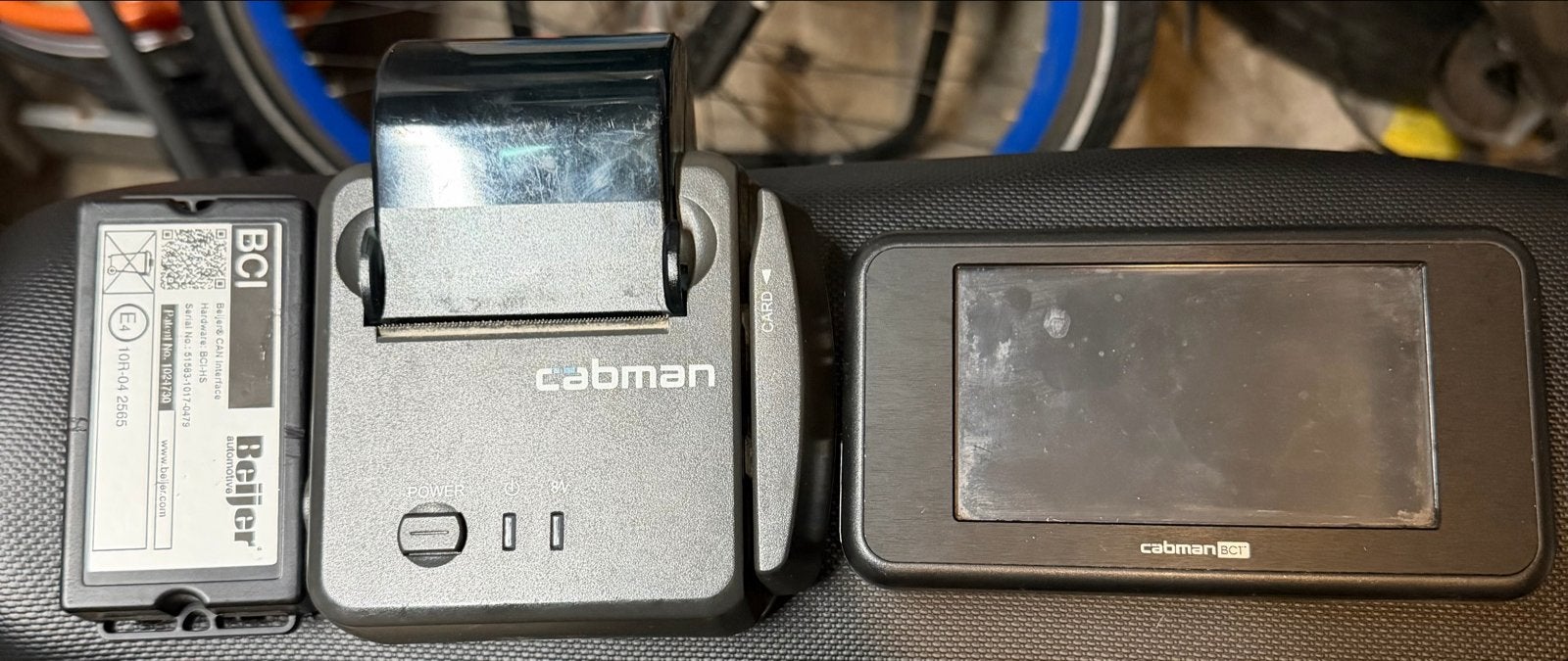 Cabman BCI, printer en display voor taxi, Ophalen of Verzenden, Gebruikt