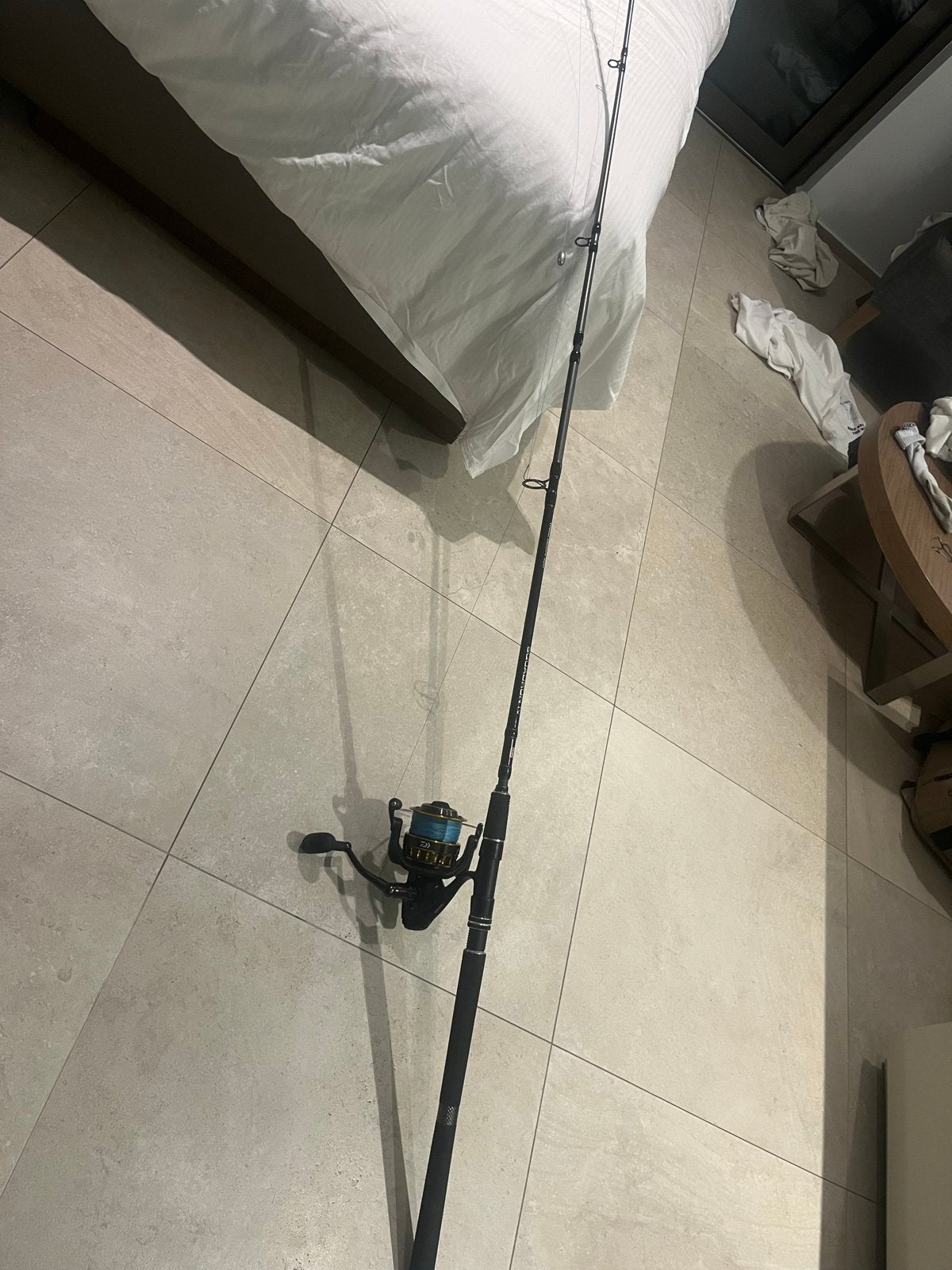 Daiwa BG 8000 & Penn Squadron IV Complete Hengelset, Verzenden, Nieuw, Complete hengel