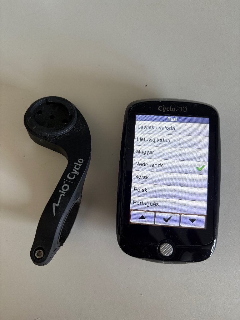 mio cycli 210 inclusief fietsbeugel, Fietsen en Brommers, Fietsaccessoires | Fietscomputers, Ophalen of Verzenden, Draadloos, Zo goed als nieuw