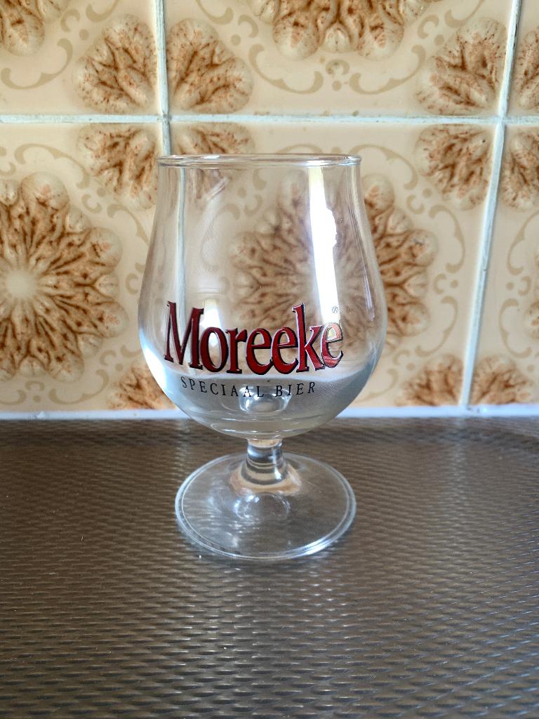 Moreeke Speciaalbier Glas bier bierglas, Ophalen of Verzenden, Zo goed als nieuw, Glas of Glazen, Overige merken