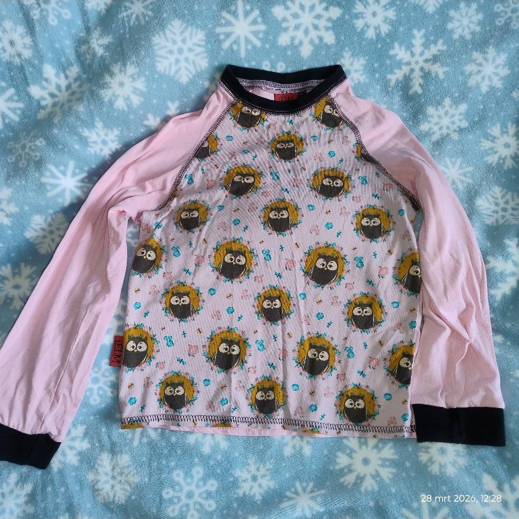 Truitje Ielm maat 116 roze met uiltjes, IELM, Meisje, Trui of Vest, Ophalen of Verzenden