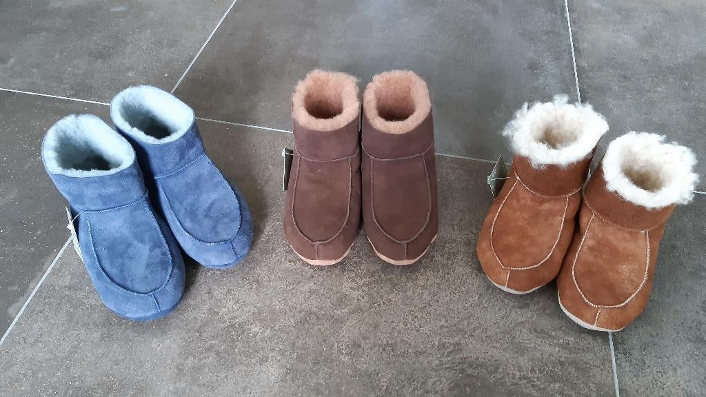 Kinderpantoffels Maat 31/32 lamsbont Schaap Eigen Atelier, Jongen of Meisje, Coby Dogger Bontcouture, Overige typen, Nieuw
