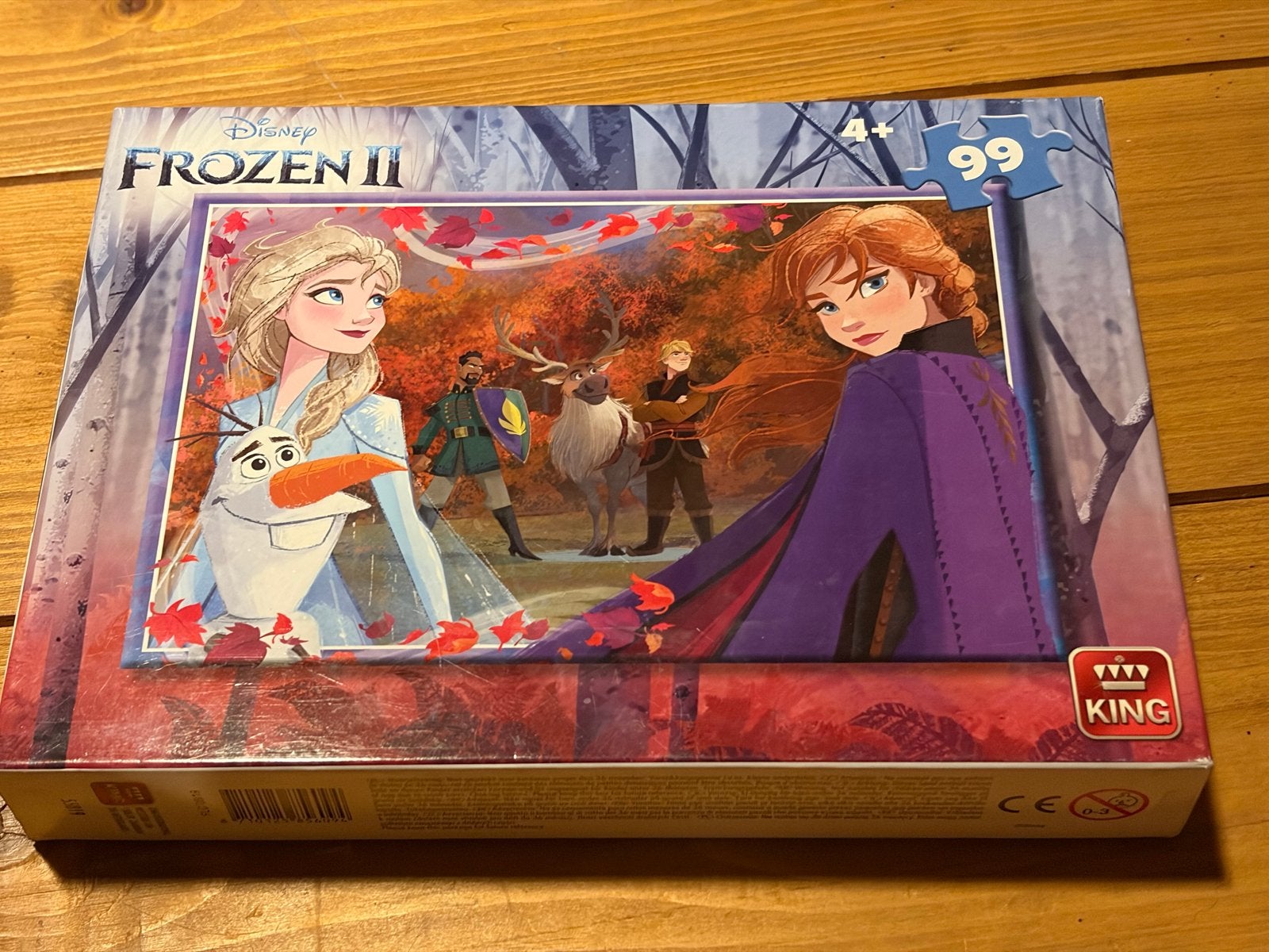 Disney Frozen II puzzel 99 stukjes, Ophalen, Meer dan 50 stukjes, Zo goed als nieuw, 4 tot 6 jaar