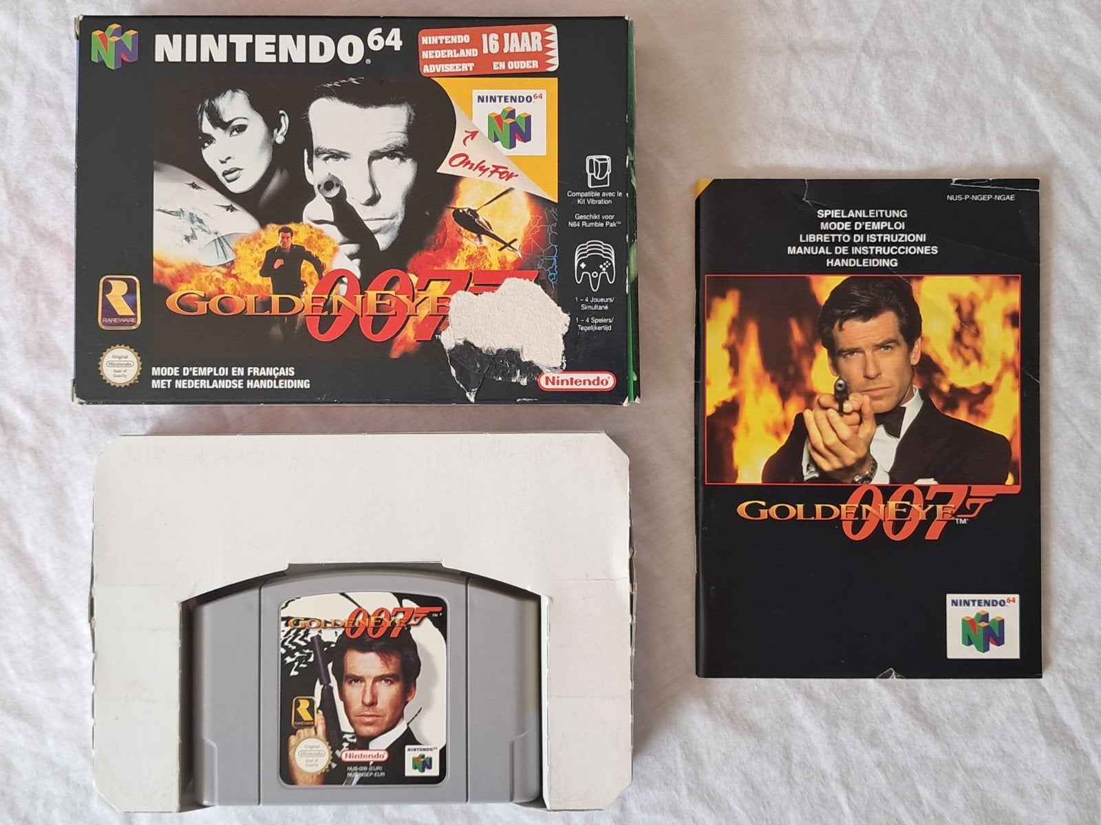 Goldeneye 007 - Nintendo 64, Spelcomputers en Games, Games | Nintendo 64, Gebruikt, Shooter, Eén computer, Ophalen of Verzenden