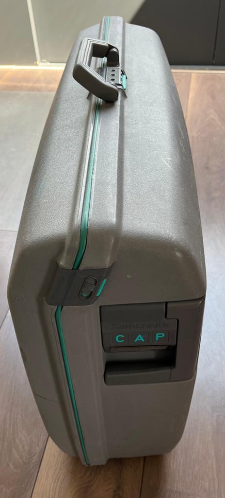 Samsonite koffer Oyster, Wieltjes, Gebruikt, Hard kunststof, 45 tot 55 cm