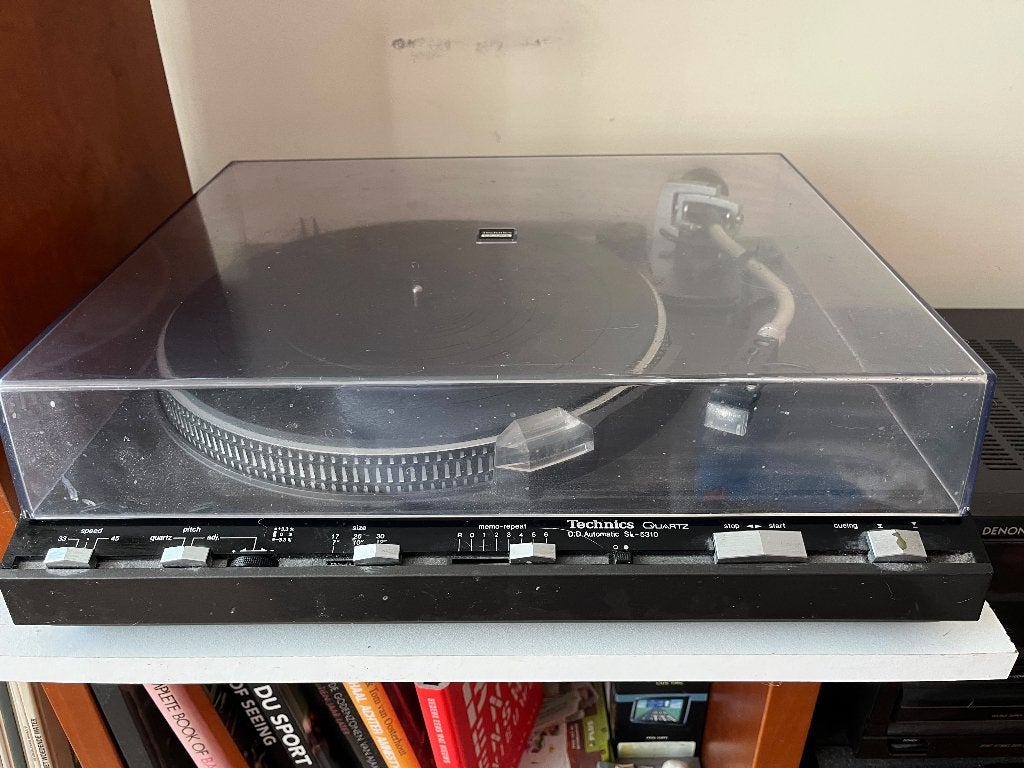 Technics & Denon hifi-set met platenspeler, Audio, Tv en Foto, Platenspelers, Ophalen, Gebruikt, Platenspeler, Technics