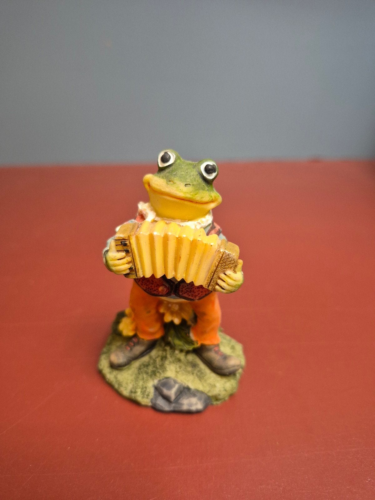 Leuke kikker met accordeon beeldje, Ophalen of Verzenden, Zo goed als nieuw