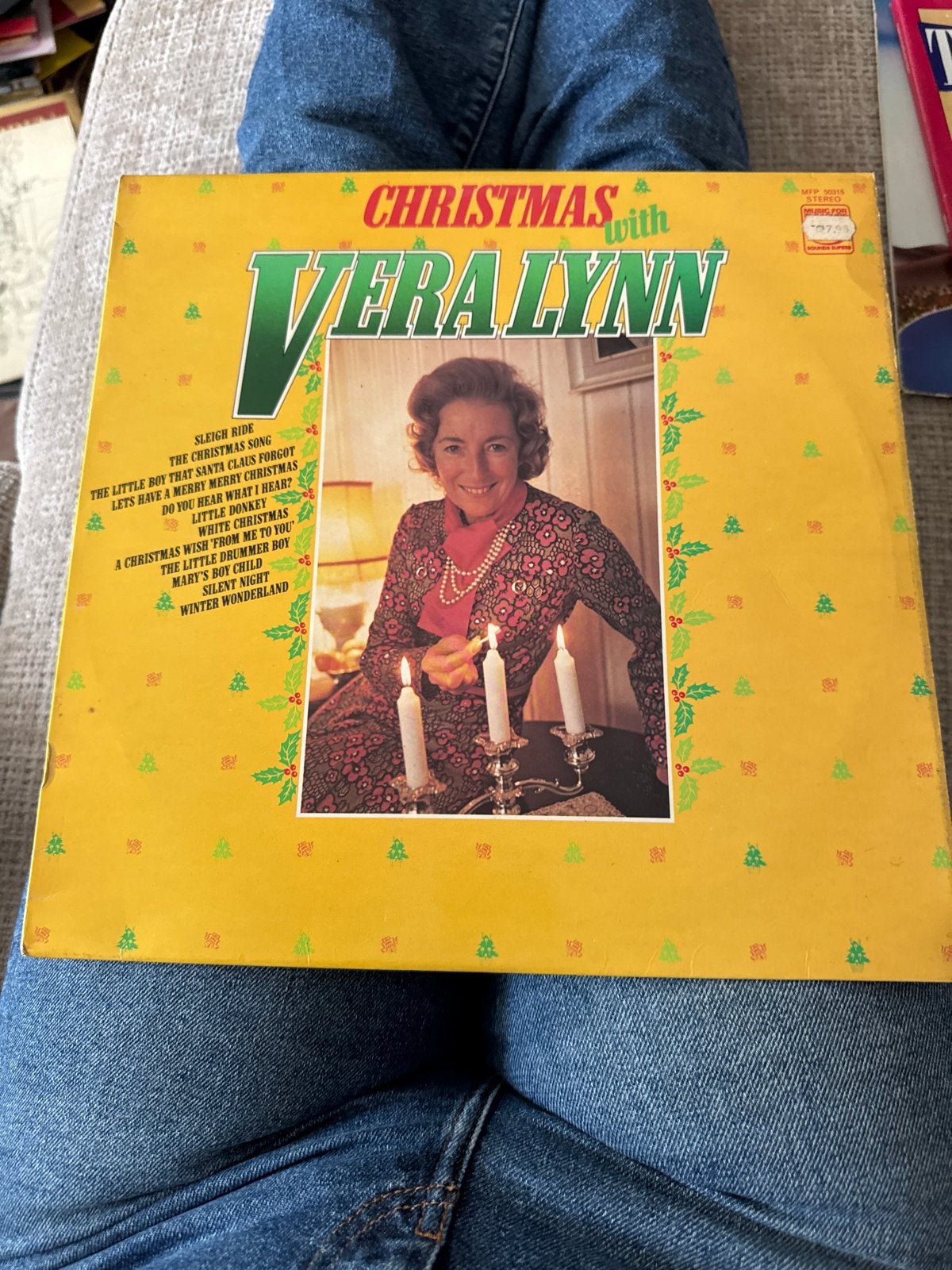Vera Lynn - Christmas with Vera Lynn LP (Kerstalbum), Ophalen of Verzenden, Gebruikt, Pop, Album