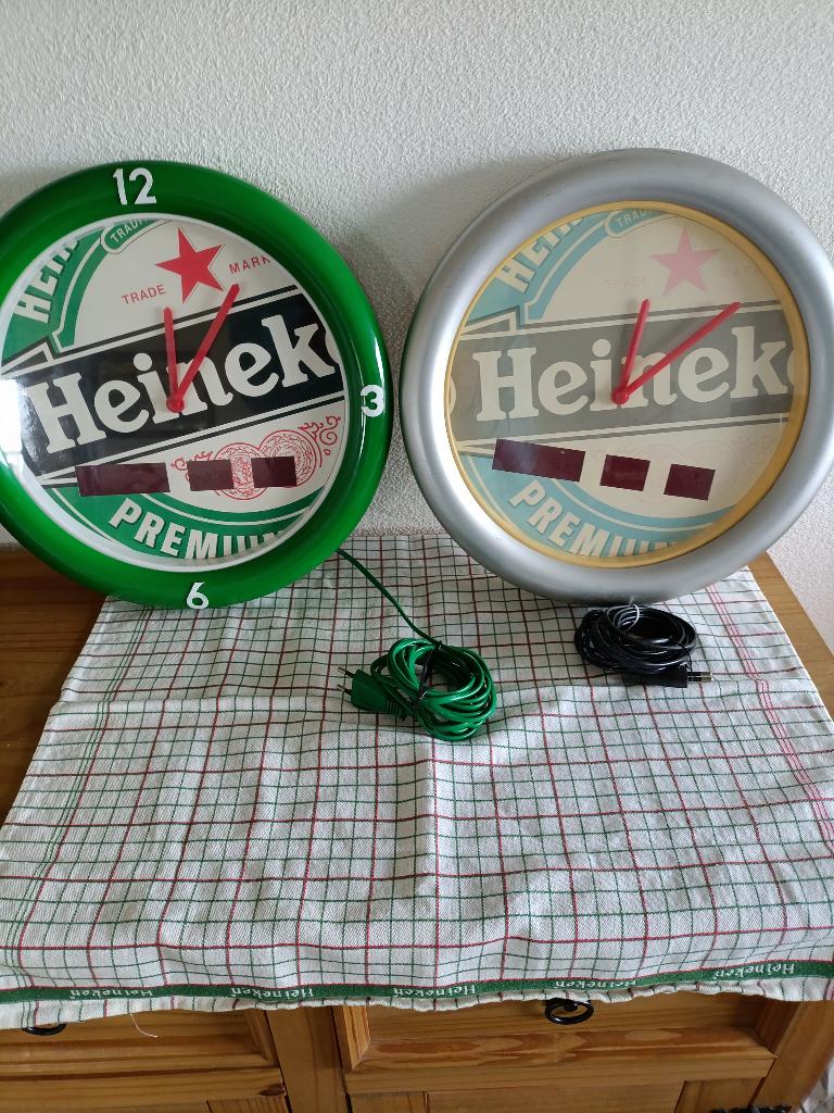 heineken millenium klokken, Ophalen of Verzenden, Zo goed als nieuw, Heineken