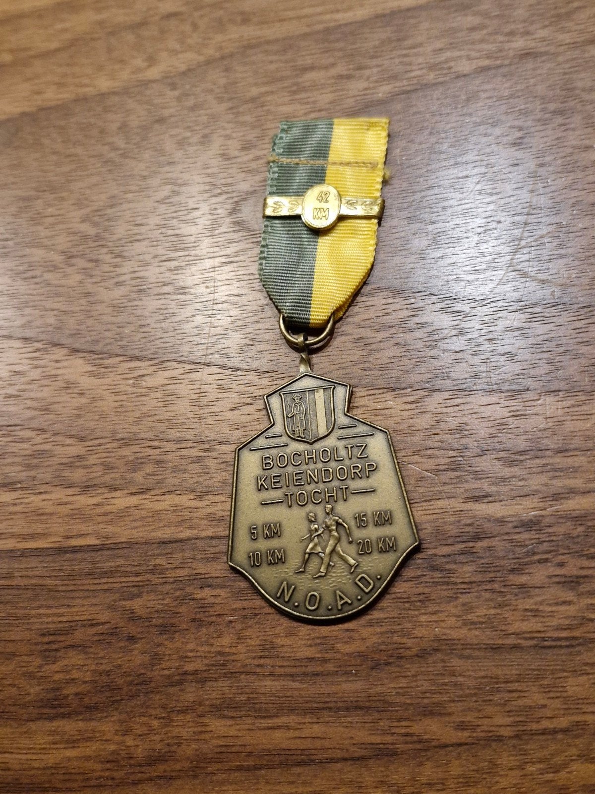 114 Bocholtz Keiendorp Tocht Medaille 42 KM, Ophalen of Verzenden, Gebruikt
