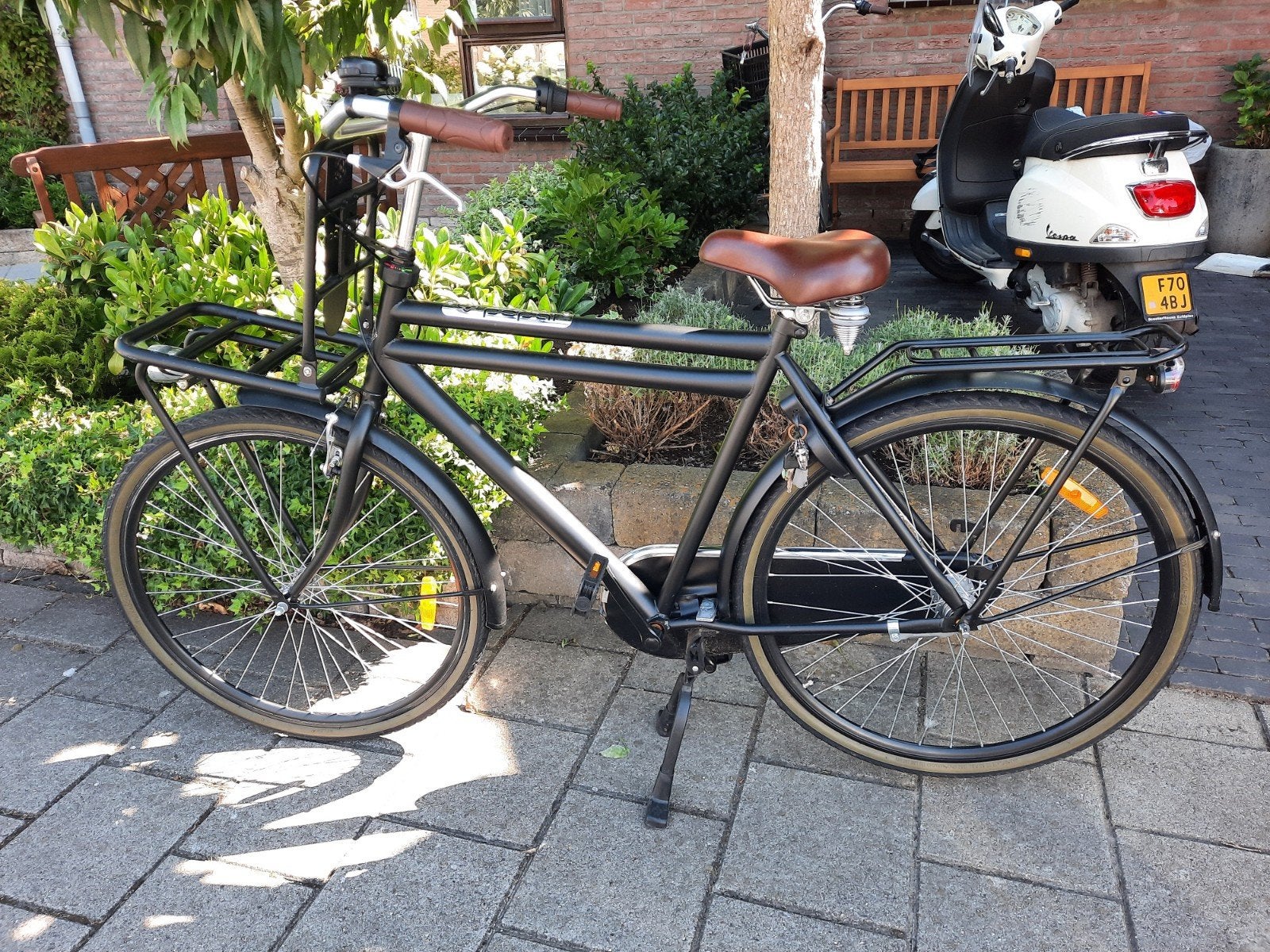 Nette Popal Daily Dutch Basic herenfiets 28 inch, 57 cm, Fietsen en Brommers, Fietsen | Heren | Herenfietsen, Terugtraprem, Versnellingen