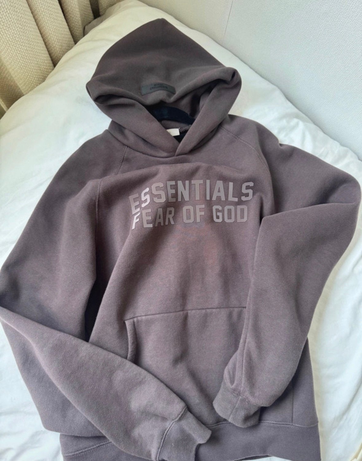 Essenatial fear of god hoodie, Verzenden, Zo goed als nieuw, Maat 46 (S) of kleiner, Bruin