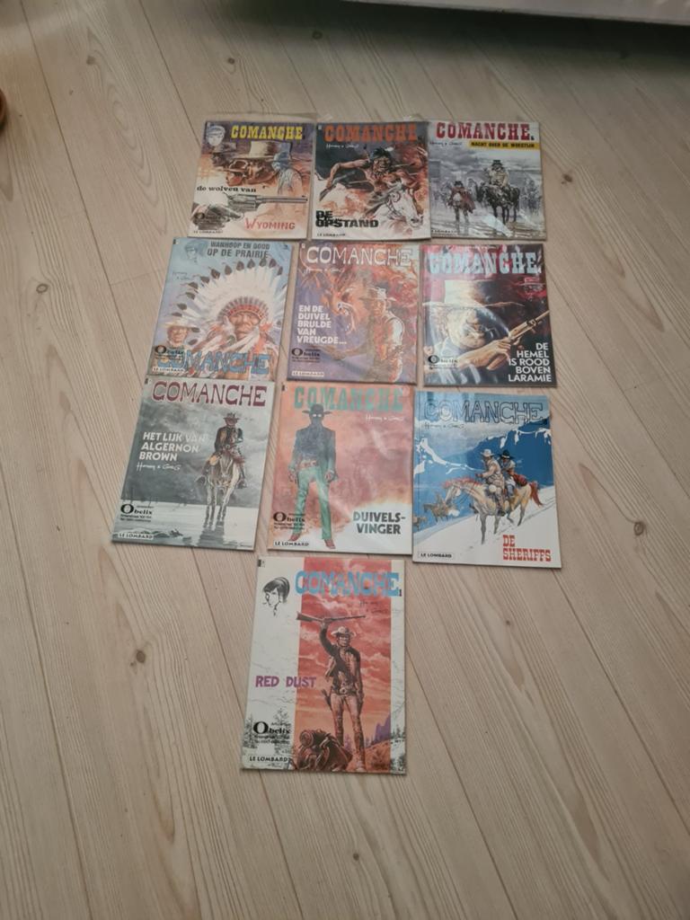 Comanche stripboeken - 10 delen, Boeken, Stripboeken, Gelezen, Meerdere stripboeken, Ophalen of Verzenden